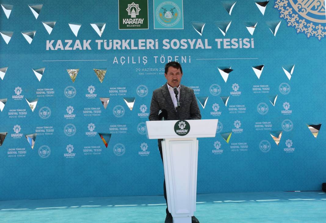 Karatay’da Kazak Türkleri için sosyal tesis açıldı 5